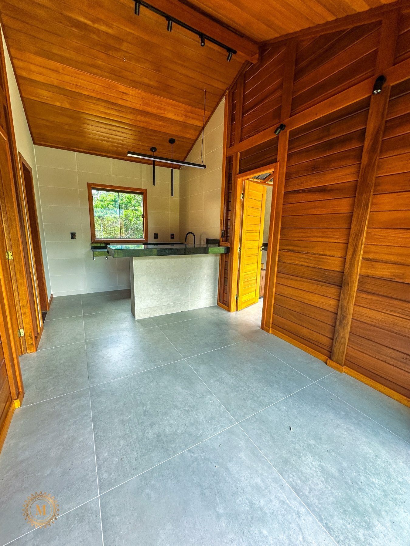 Interior do chalé
