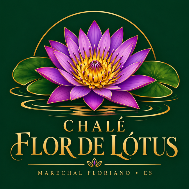 Logo Chalé Flor de Lótus